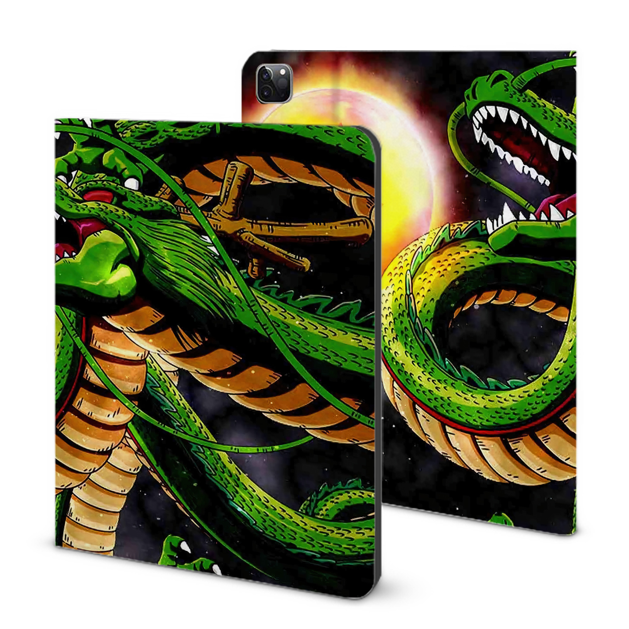 （画像用） ドラゴンボール DRAGON BALL IPad ケース ブック型 PUレザー TPU 耐衝撃 軽量 薄型 ペン収納なし 全面保護 IPad 各モデル対応